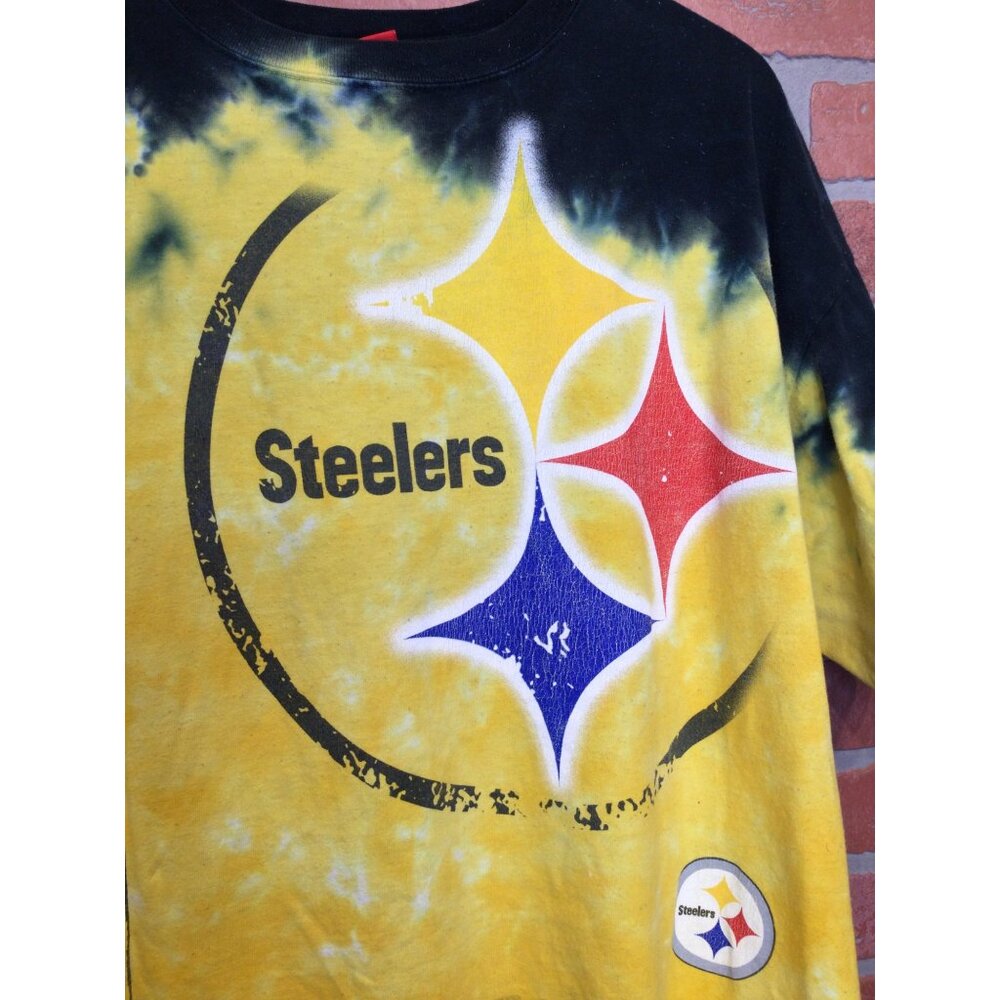Vintage Pittsburgh Steelers Tie-Dye T-Shirt Mens XL NFL Football Graphic Tee - Picture 2 of 10